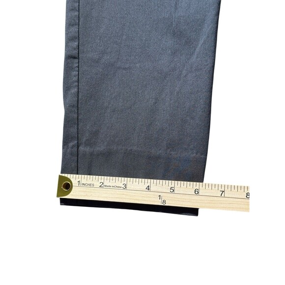 Zac & Rachel Petite Women’s Gray Cropped Straight Leg Dress Pants 10P Stretch - Picture 8 of 8